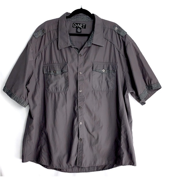 G-Net Men’s button down shirt size 4XL NWOT - Picture 1 of 3